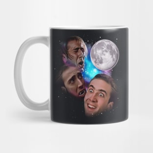 Nic Cage Howl at the Moon Mug